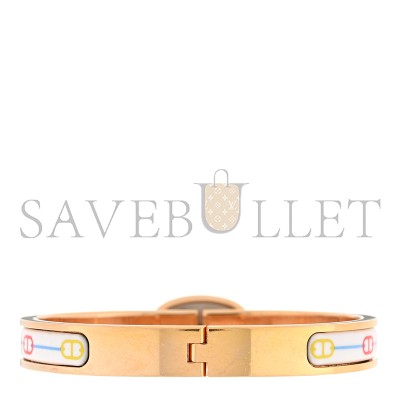 HERMES ENAMEL MINI FARANDOLE CLIC CHAINE D'ANCRE BRACELET PM  HERMES ENAMEL MINI FARANDOLE CLIC CHAINE D'ANCRE BRACELET PM